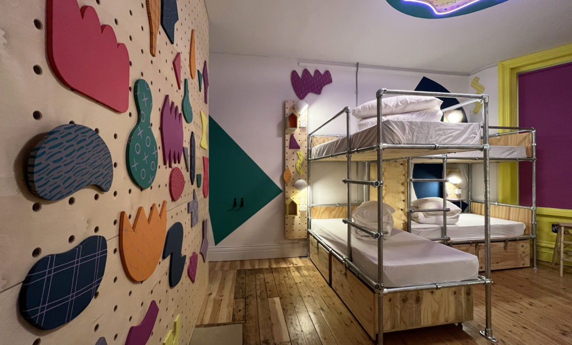 'Ziggy Wingle' 8 Bed Dorm by Artist Alison Smith - Photo by Hannah Platt
